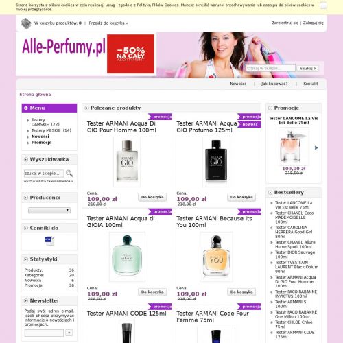 Perfumy firmowe sklep internetowy w Warszawie