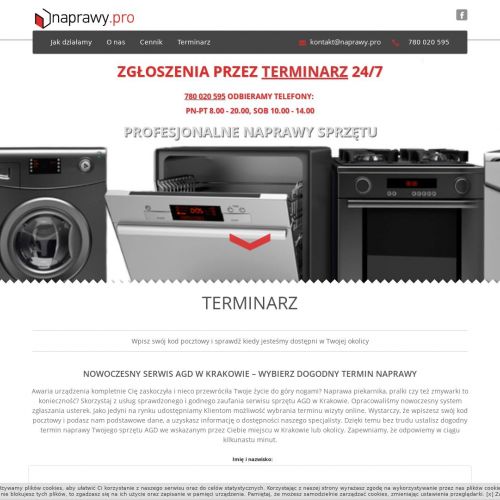 Serwis pralek whirlpool w Krakowie