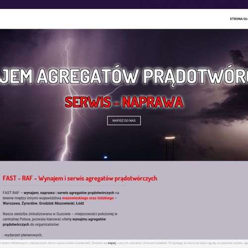 Wynajem agregatów mazowieckie - łódź