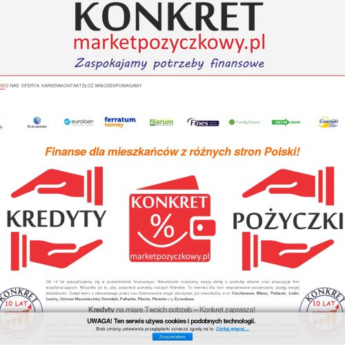 Wniosek o pożyczkę przez internet - Płońsk