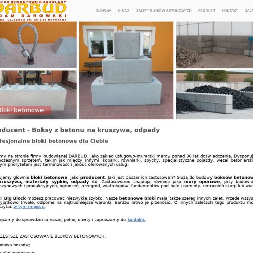 Zasieki betonowe na kruszywo w Wrocławiu