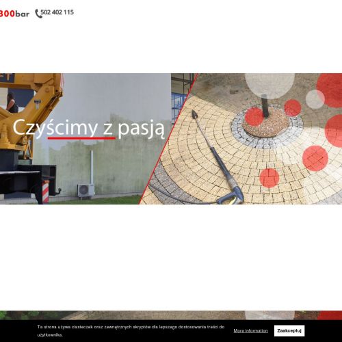 Poznań - czyszczenie kostki brukowej wielkopolska