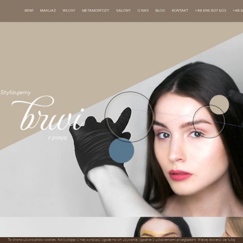 Pruszków - nitkowanie brwi