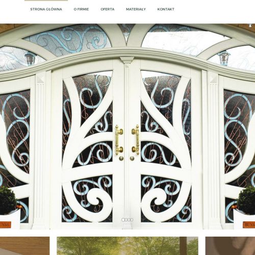 Drzwi zewnętrzne drewniane góralskie