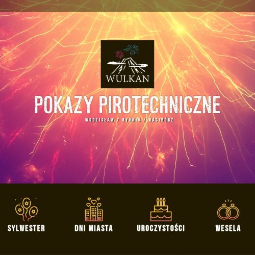 Pokazy sztucznych ogni śląsk w Rybniku