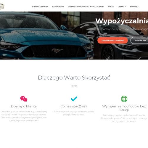 Wynajem aut luksusowych bez kaucji łódź