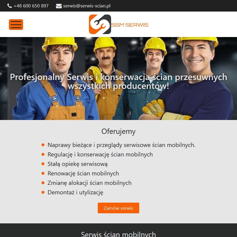 Regulacja ścian mobilnych w Krakowie