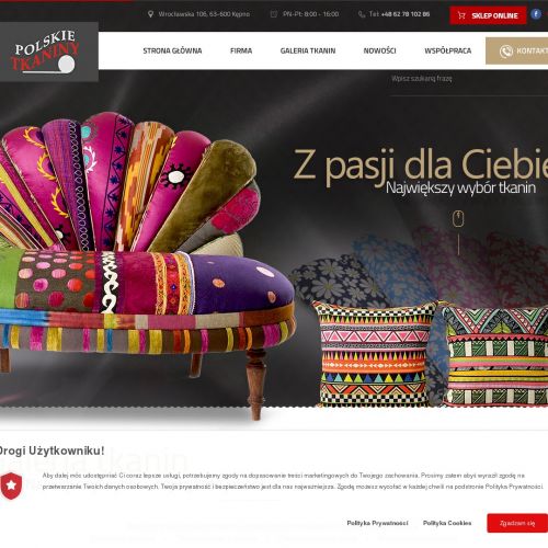 Kępno - materiały obiciowe tapicerskie