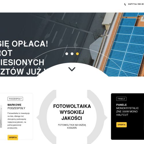 Instalacje fotowoltaiczne łuków - Puławy