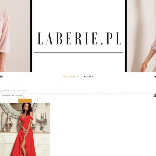 Elegancka sukienka na ramiączkach z dwoma rozcięciami