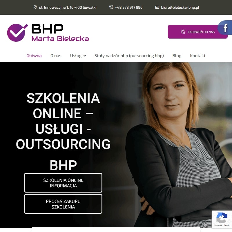 Szkolenie bhp dla pracowników biurowych w Gołdapi