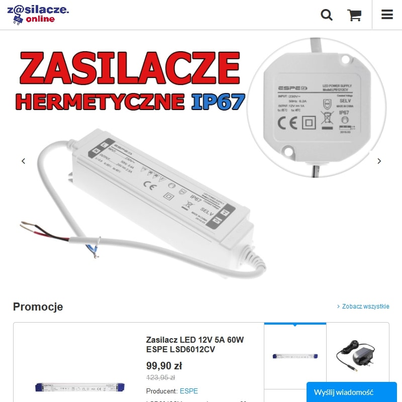 Zasilacz stabilizowany 12v