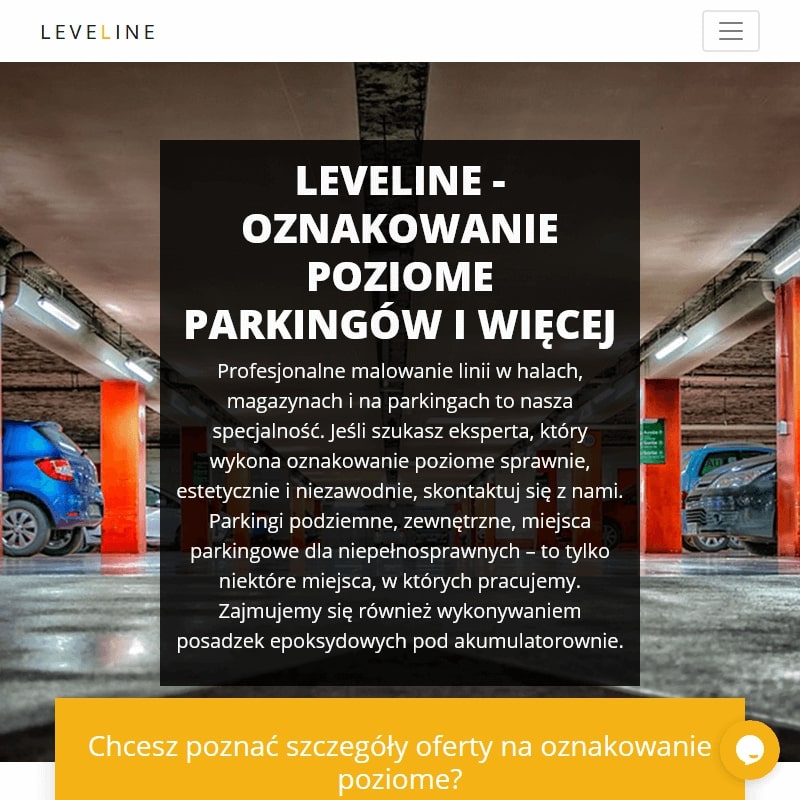 Malowanie pasów na parkingu