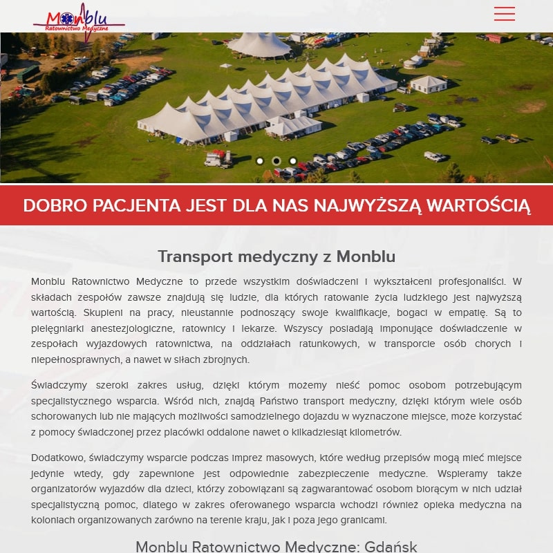 Prywatny transport medyczny - Gdynia