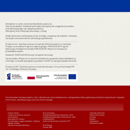 Druk papieru firmowego cena w Warszawie