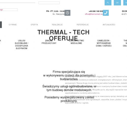 Izolacja ogniotrwała