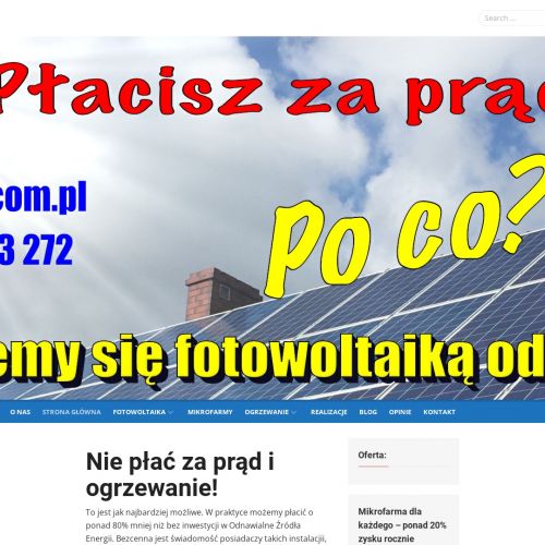 Instalacje fotowoltaiczne - Wejherowo