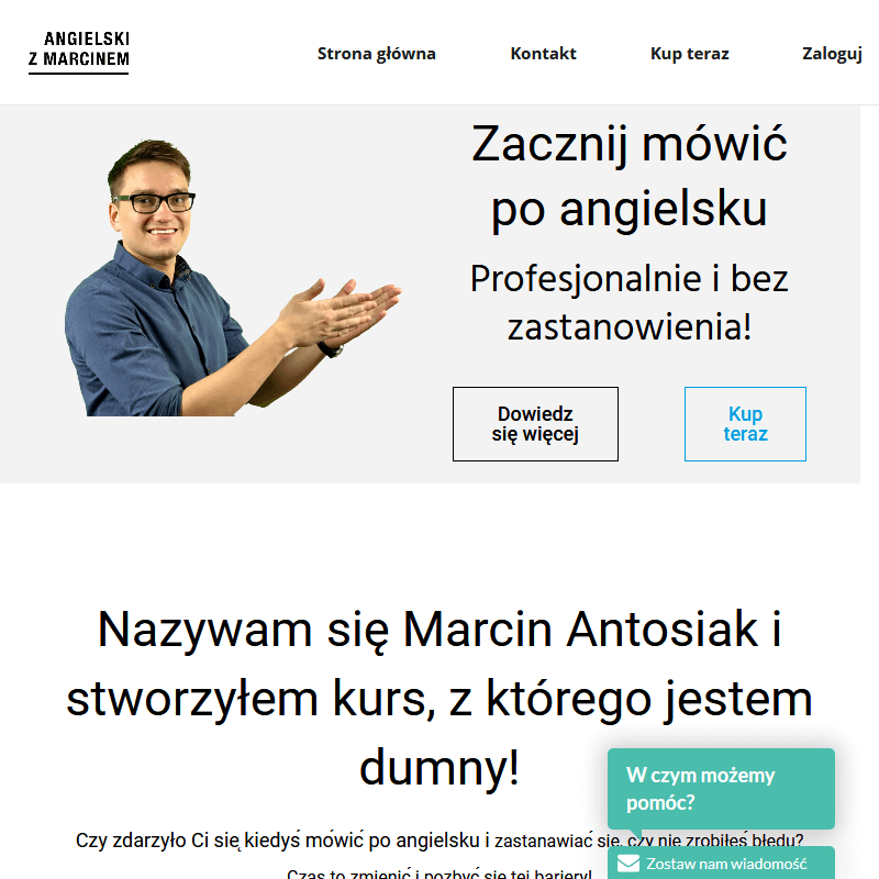 Program kursu języka angielskiego online w Gdyni