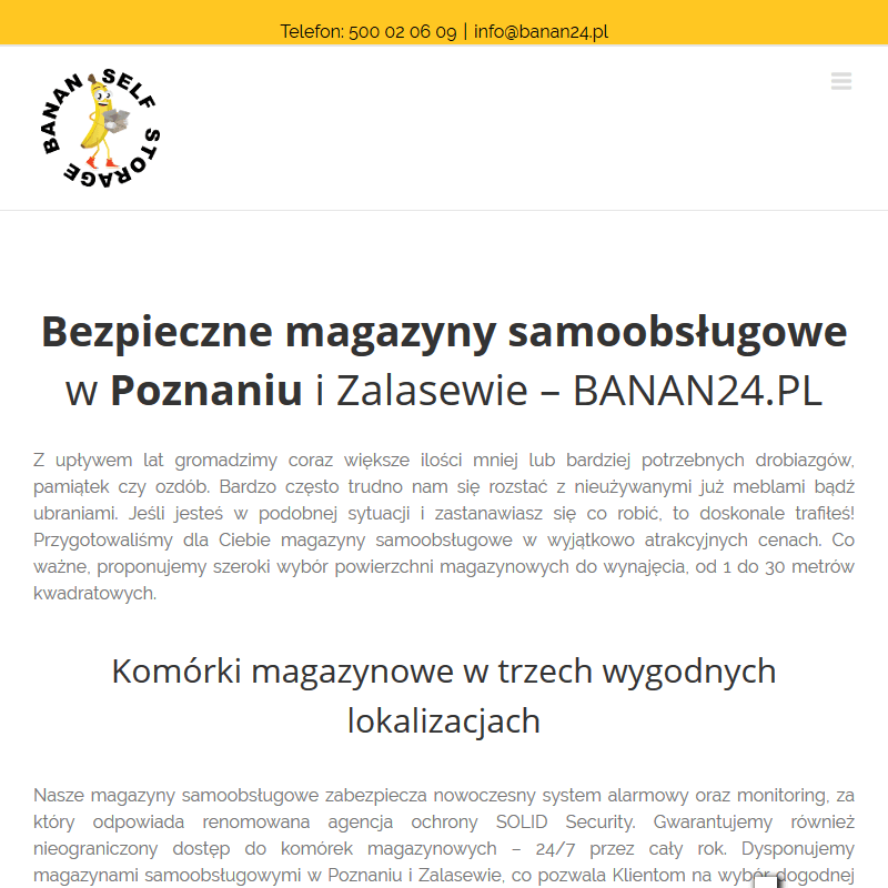 Boksy magazynowe do wynajęcia - Poznań