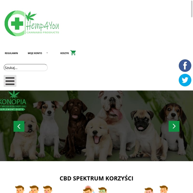 Olej cbd dla psa