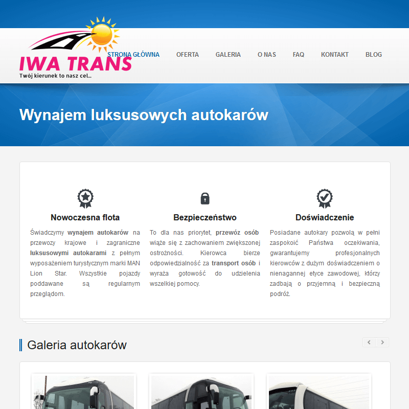 Wynajem autokaru łódź