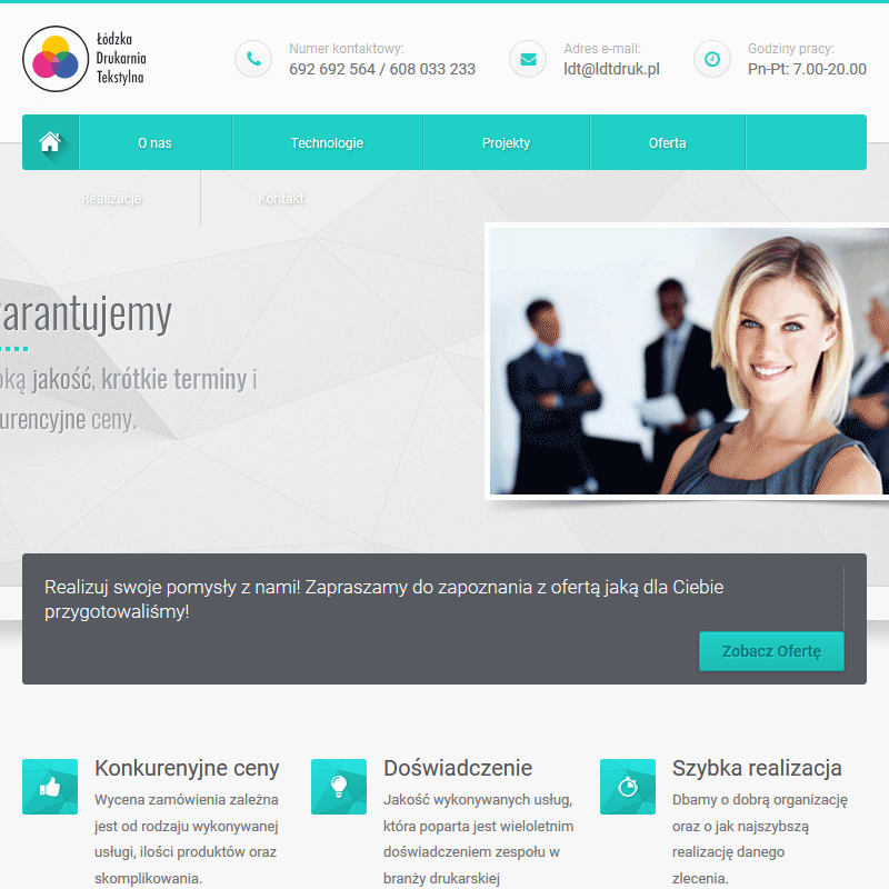 Druk cyfrowy na tkaninach w Łodzi