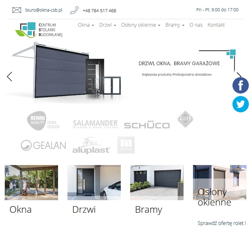 Drzwi wejściowe w Oświęcimiu