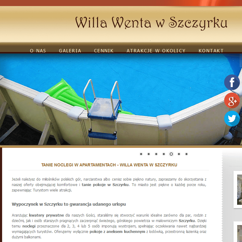 Sala na przyjęcia Szczyrk