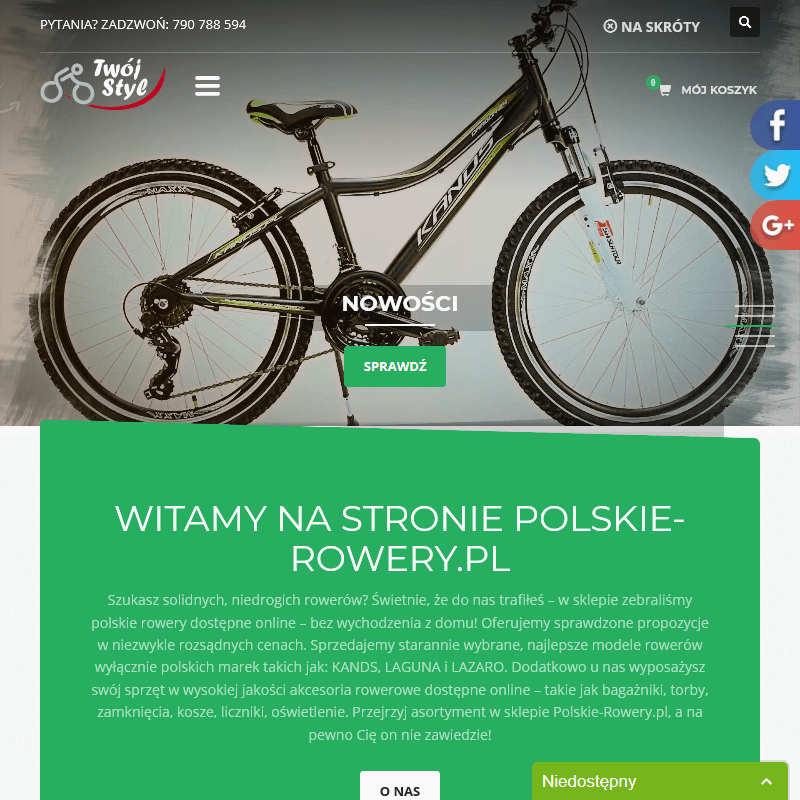 Oświetlenie rowerowe sklep