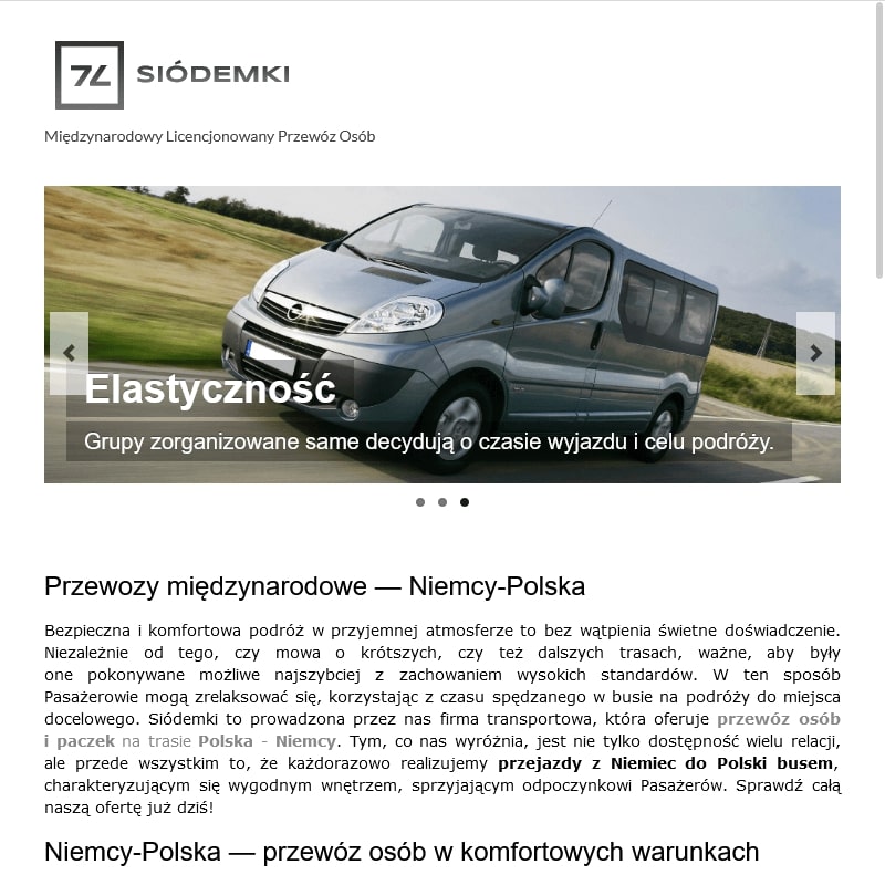 Busy polska niemcy od drzwi do drzwi