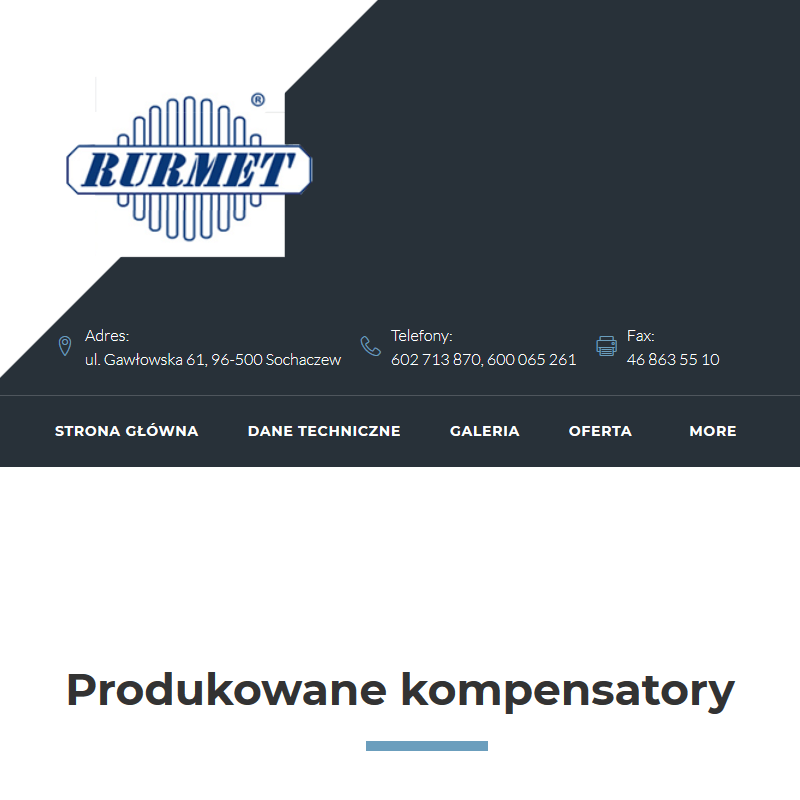 Kompensator dwumieszkowy