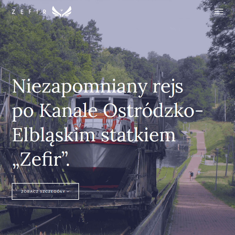 Rejs kanałem ostródzkim w Ostródzie